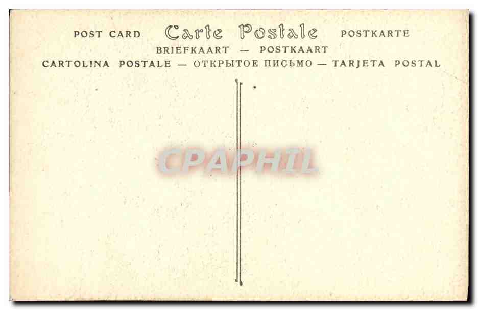 CPA Paris Notre Dame Portail Lateral nord du Cloitre  — Verso