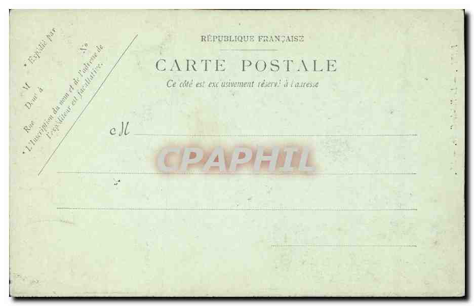 CPA Paris Le Val de Grace Hopital — Rückseite
