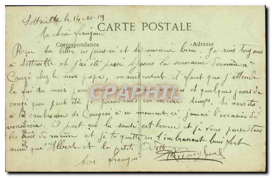 CPA Paris La Basilique Du Sacre Coeur de Montmartre et la Savoyarde Cloche  — Rückseite