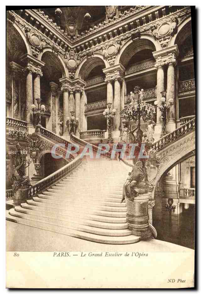 CPA Paris Le Grand Escalier de l Opera