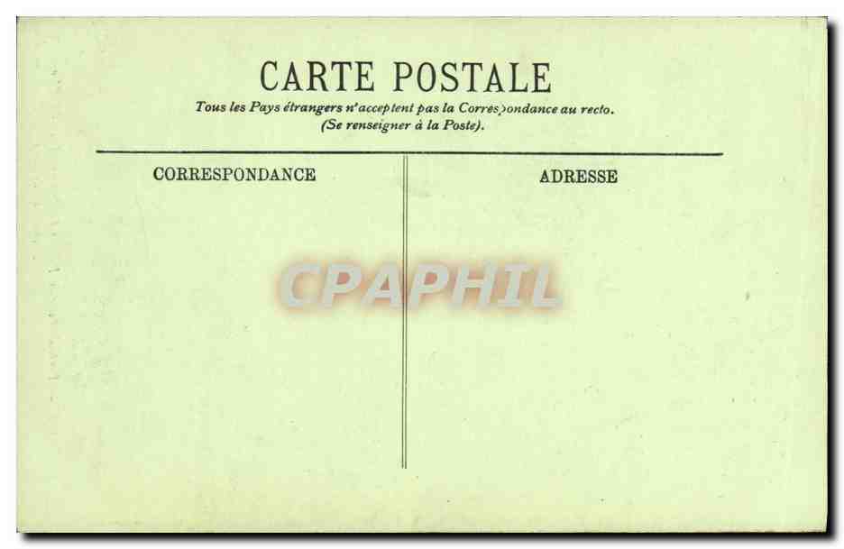 CPA Paris Porte de l Ancien Hotel Chenizot Rue Louis en Ville Archeveche de Paris en 1848 Garage leboucher  — Rückseite