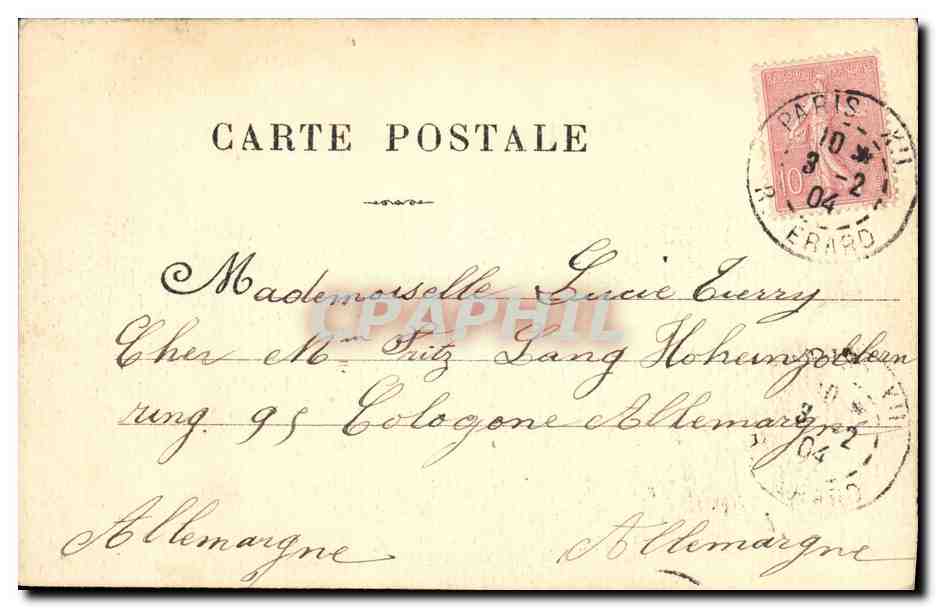 CPA Palais Royal Et Conseil d Etat Paris  — Verso