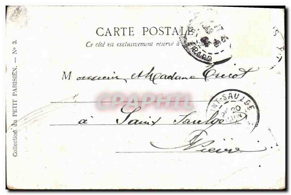 CPA Paris Le Monument d Etienne Dolet  — Rückseite