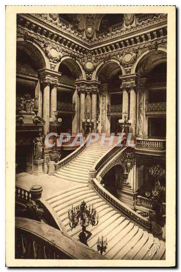 CPA Notre Beau Paris L opera Le Grand Le Grand Escalier 
