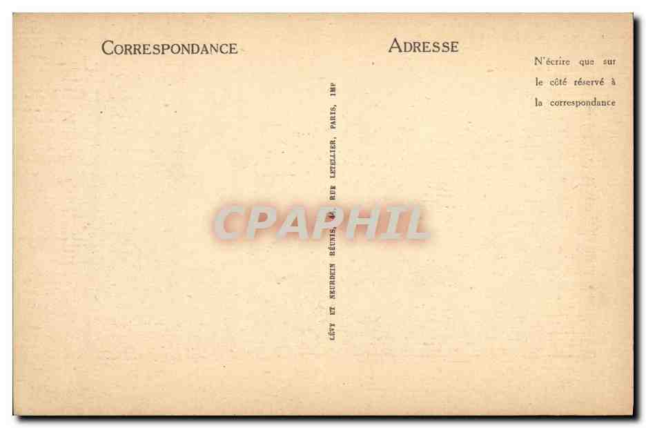 CPA Paris La Conclergerie — Verso