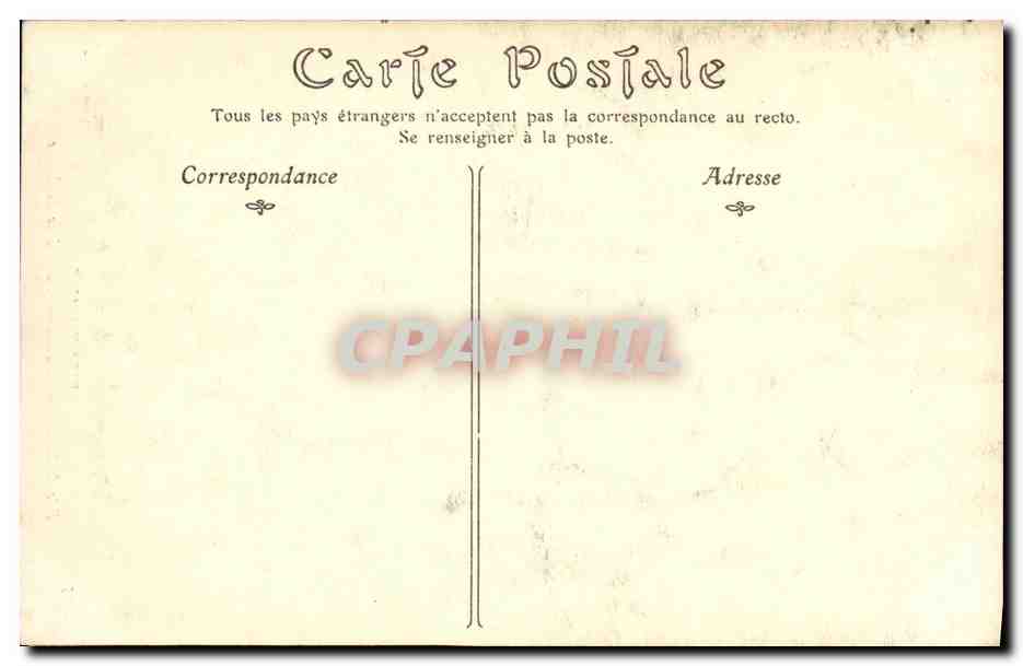 Rue de la Boule y Facultad de Medicina — París antiguo — N.D. Fot. — Reverso