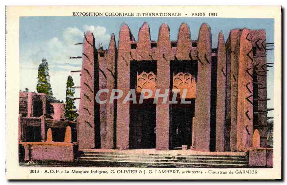 CPA Exposition Coloniale Internationale Paris 1931 AOF La mosquee indigene 