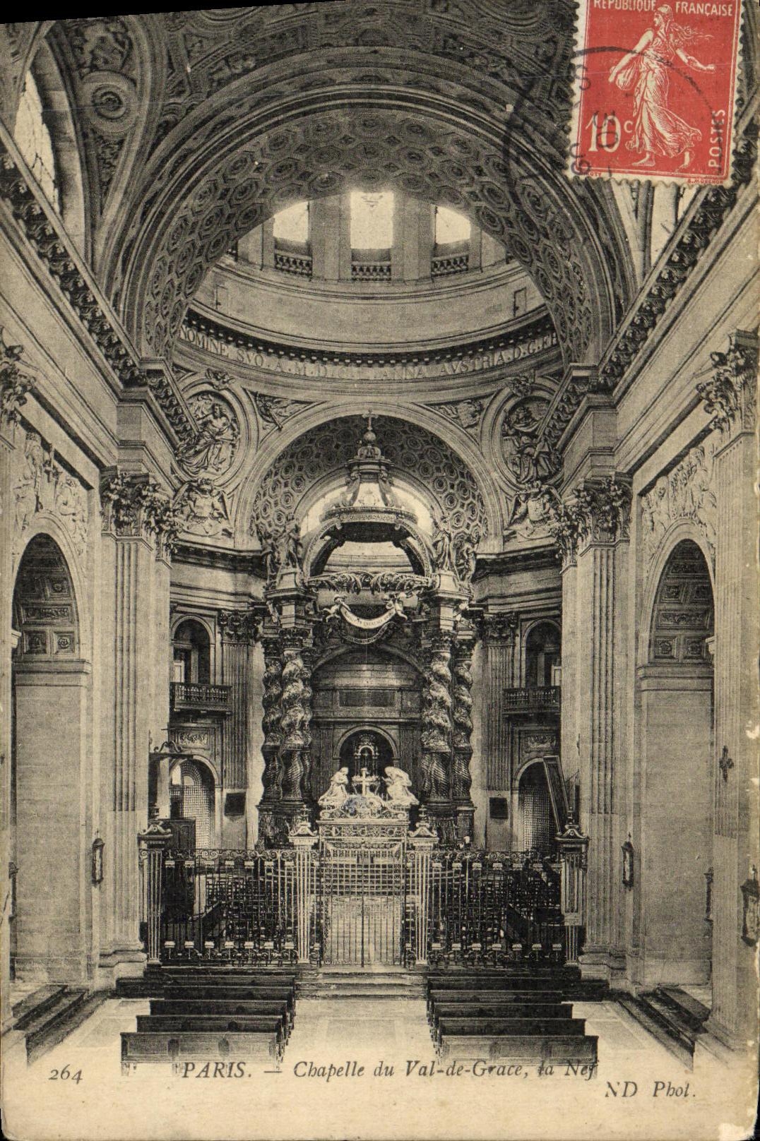 CPA Paris Chapelle du Val De Grace La Nef 