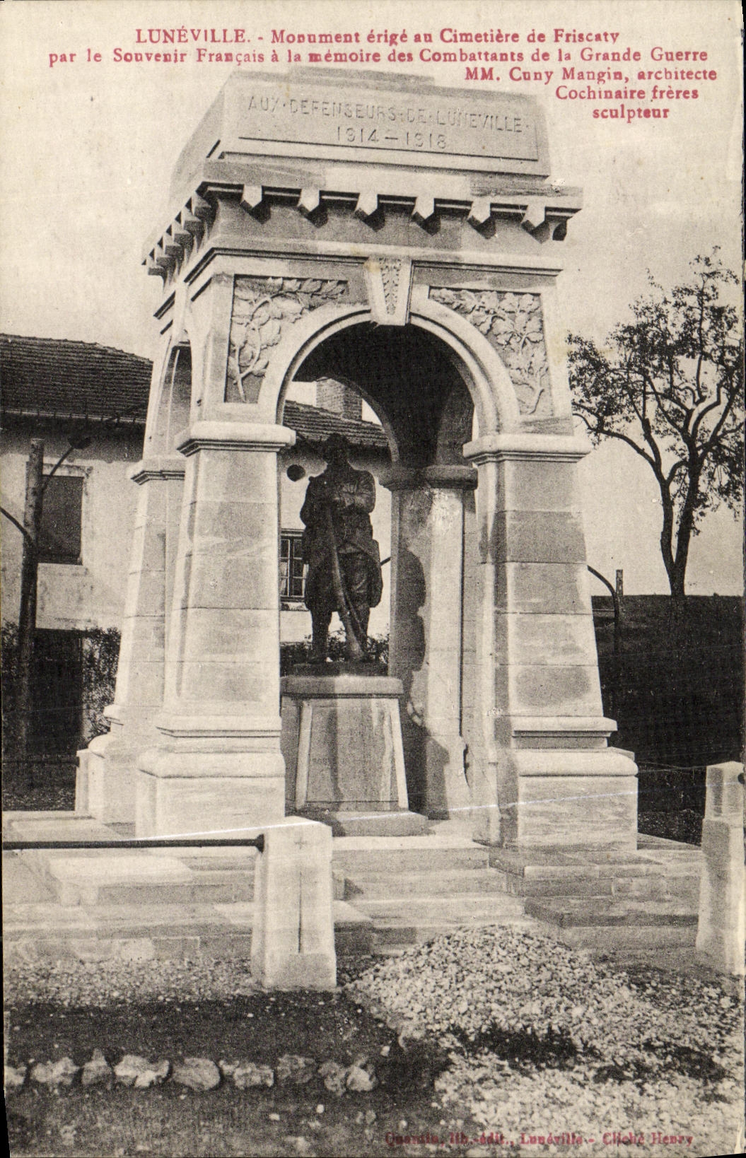 Lunéville - Monument aux Défenseurs de Lunéville - 1914-1918