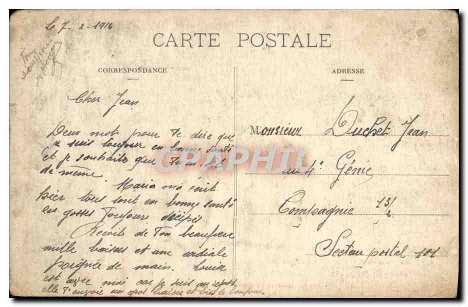 Arras - Salle de l'Hôpital Saint-Jean après l'Invasion des Barbare modernes — D'après l'Illustration — Rückseite