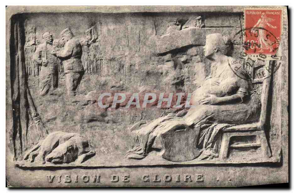 CPA Vision De Gloire Militaria