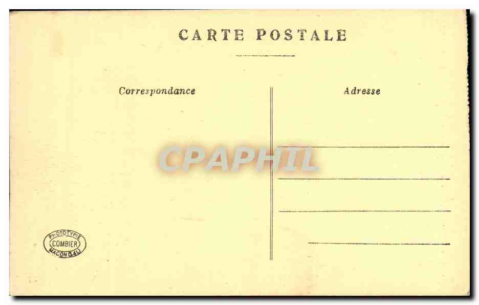 CPA Villa De La Marne Bombardee Chalons Sur Marne Place du Marche Militaria — Verso