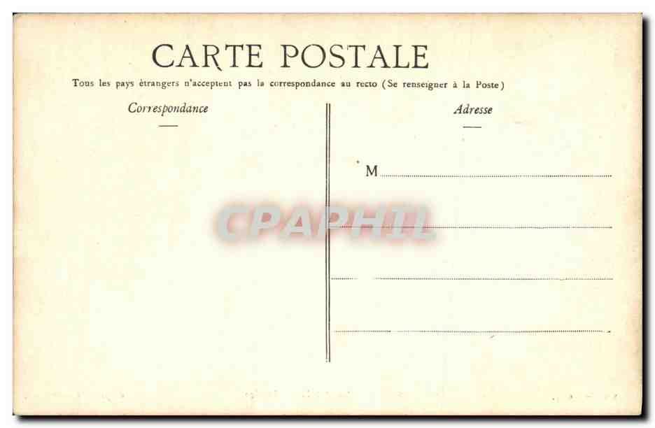 CPA Senlis Le Palais de Justice Militaria — Rückseite