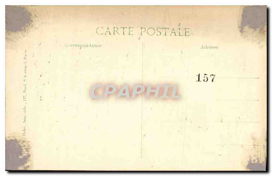 CPA Reims Boulevard Lundy Militaria — Verso