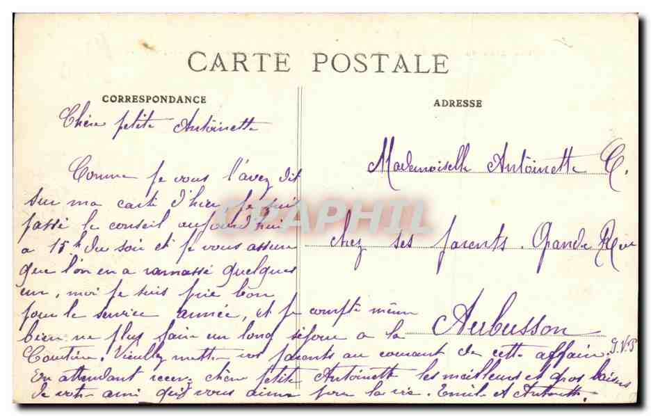 L'Epine près de Chalons-sur-Marne — Village entièrement en ruines, sauf l'église — Croquis de Guerre 1914, n°283 — Verso