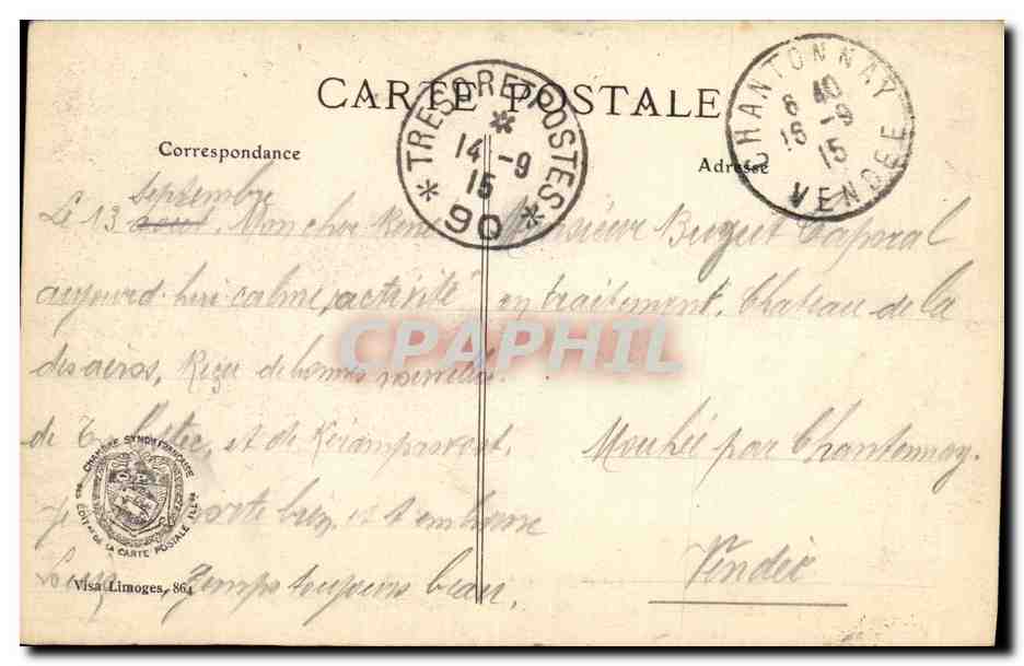 CPA Ablain St Nazaire La Tranchee Donnant Acces Au village Militaria — Back