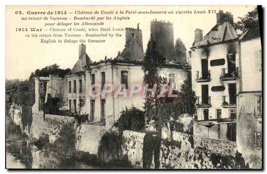 CPA Chateau de Conde a La Ferte Sous Jouarre Ou S Arreta Louis
