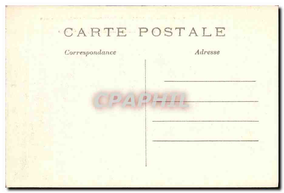 Senlis — Rue de la République incendiée par les Allemands — Guerre de 1914 — Verso