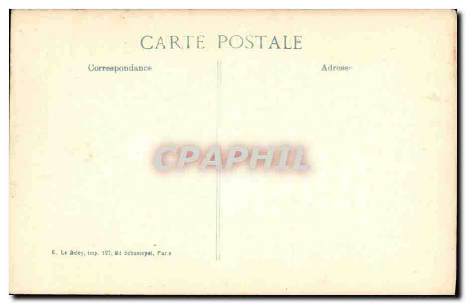 CPA Lille Maisons Incendiees Militaria — Rückseite
