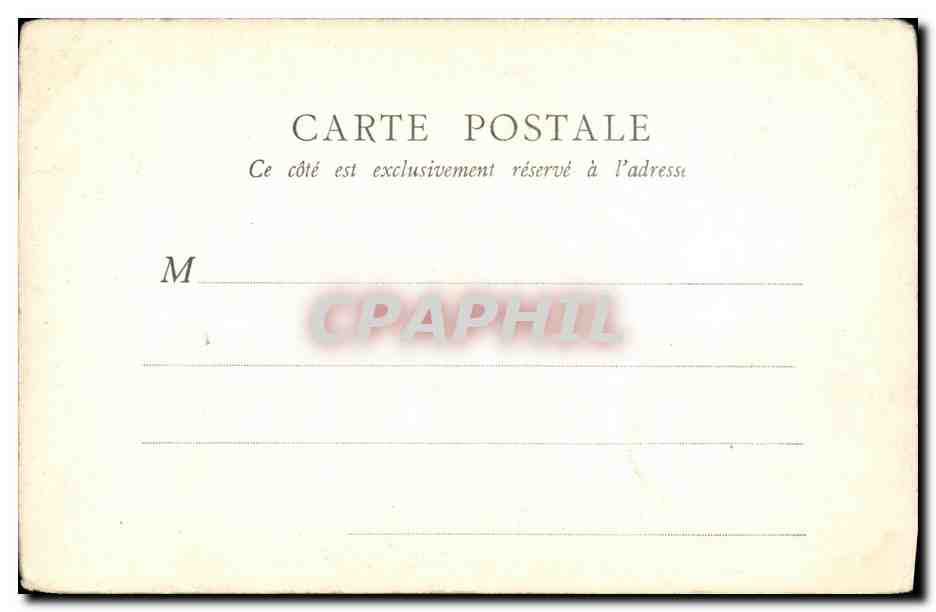 CPA Le Palais du Costume Venise  — Rückseite