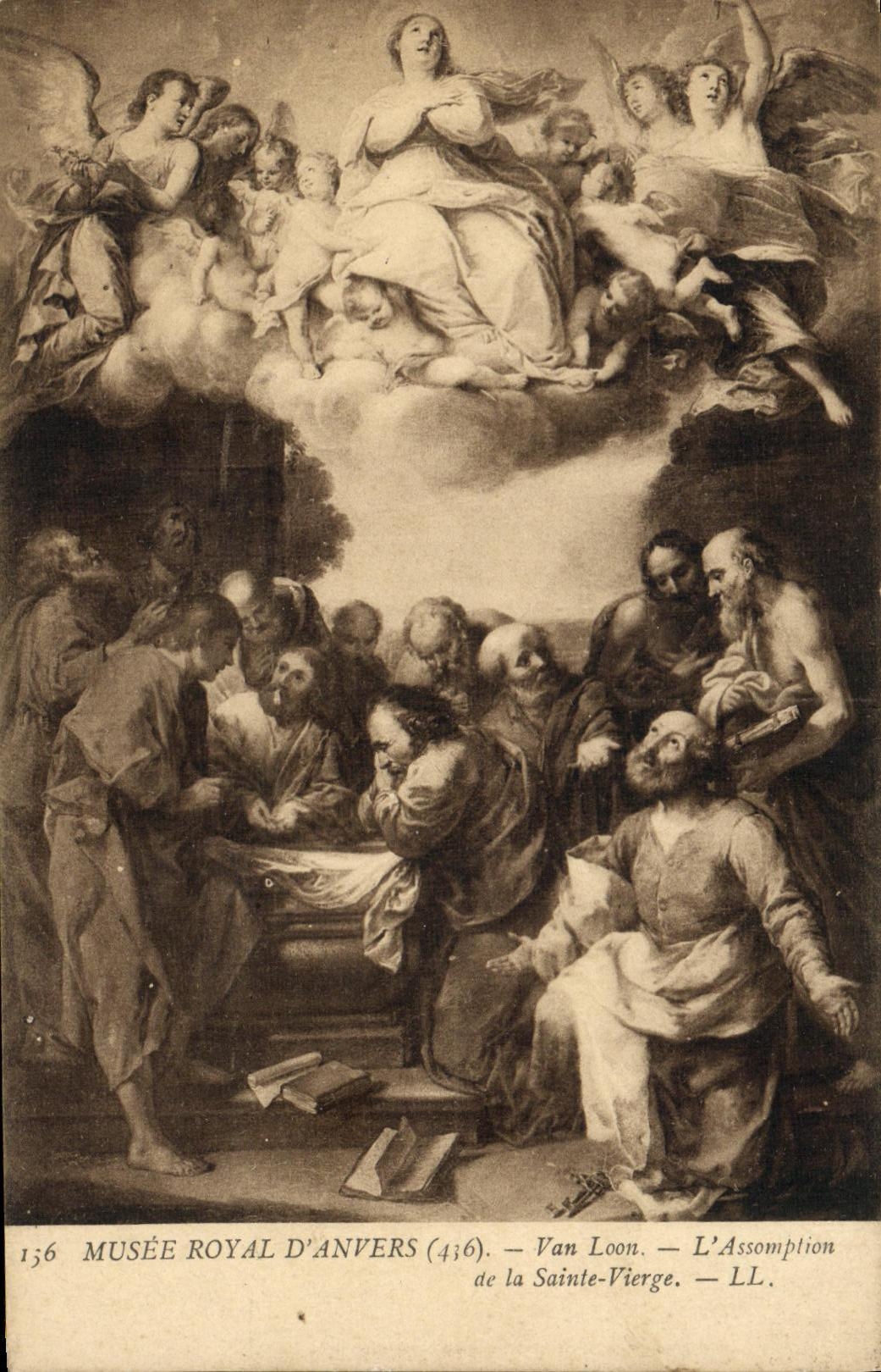 CPA Musee Royal D Anvers Van Loon L assomption de la Sainte Vierge