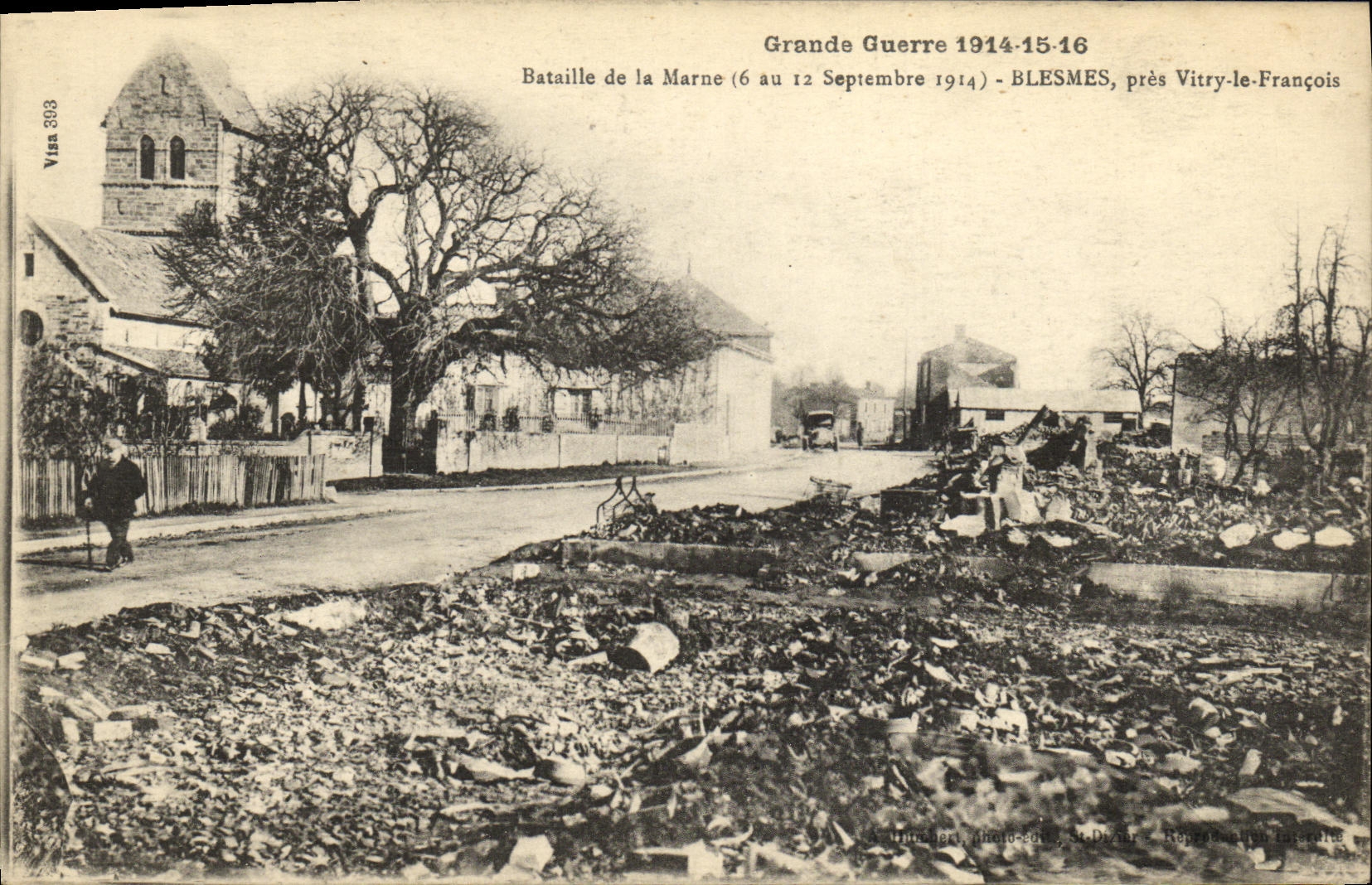 Blesmes - Schlacht an der Marne (6. bis 12. September 1914) - nahe Vitry-le-François — Verlag St-Dizier