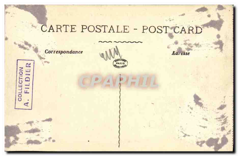 Bataille de VERDUN — Ruines de l'Église de Fleury — n° 3751 — Verso