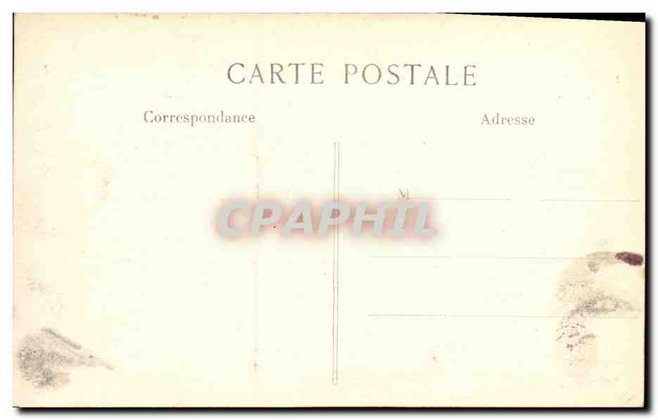 Sommesous (Marne) — Église entièrement brûlée par les Allemands — L. C. H. Paris — Verso