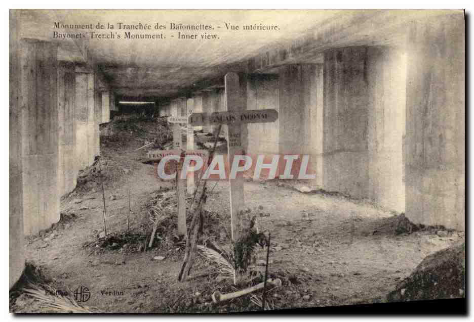 Monument de la Tranchée des Baïfonnettes — Vue intérieure — Édition Verdon