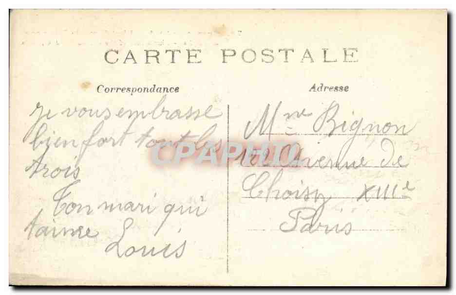 CPA Albert Ruines Pres De L Eglise Militaria — Back