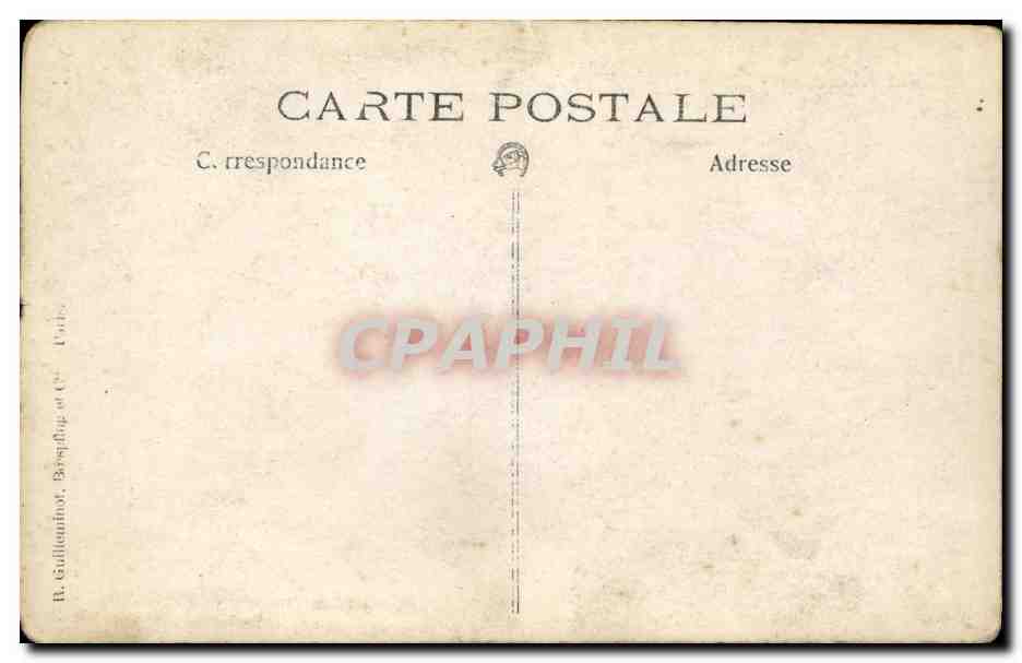 CARTE PHOTO Maison detruite Militaria — Reverso
