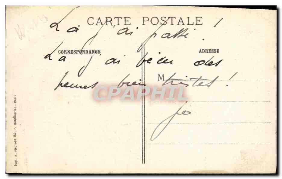 Foucaucourt-en-Santerre (Somme) — Les ruines de l'Église après les terribles bombardements — Visé Paris 362 — Achterkant