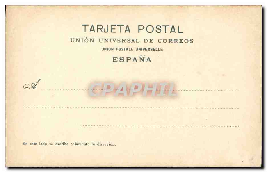 CPA Salamanca Vista General de la Puerta del Macimiento — Rückseite