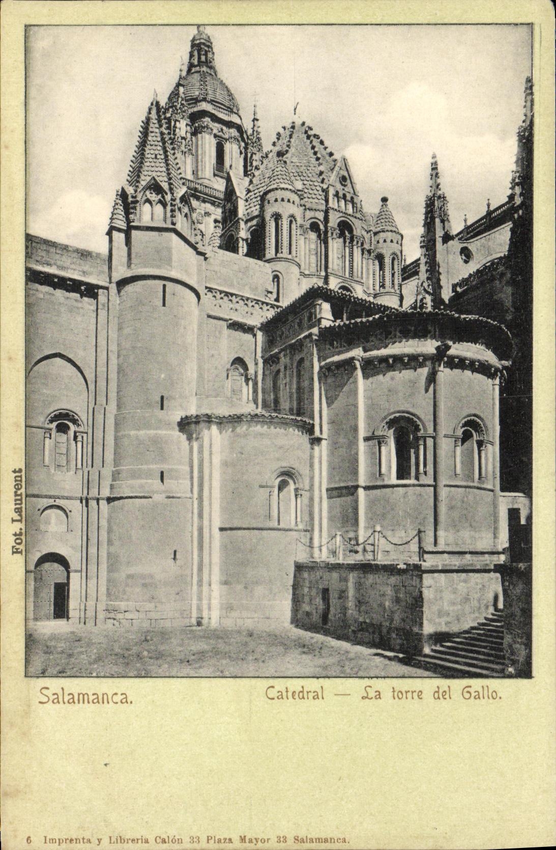 CPA Salamanca Catedral La Torre del Gallo