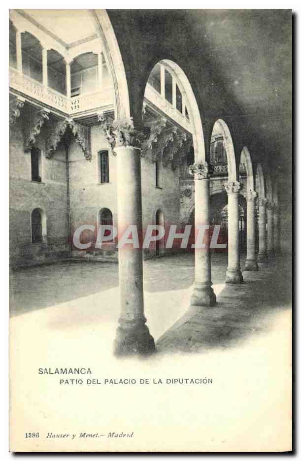 CPA Salamanca Patio Del Palacio De La Diputacion