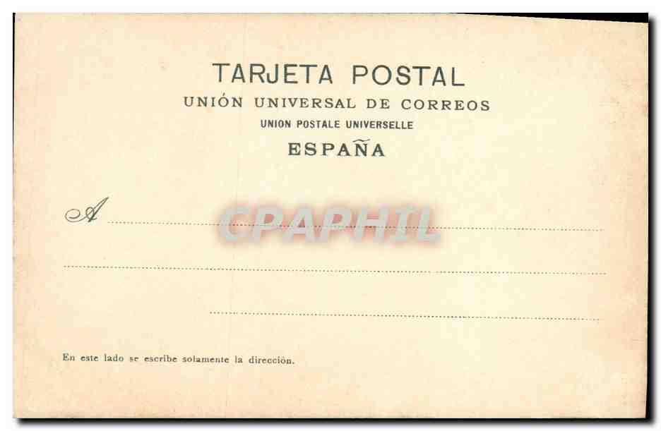 CPA Salamanca Jorre del Ciavero — Back