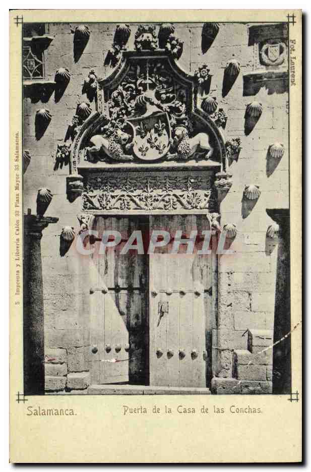 CPA Salamanca Puerta de la Casa de Las Conchas
