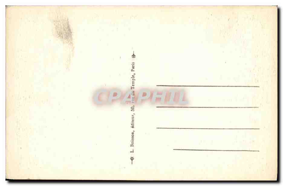 CPA Gloire Notre France Eternelle Militaria — Verso