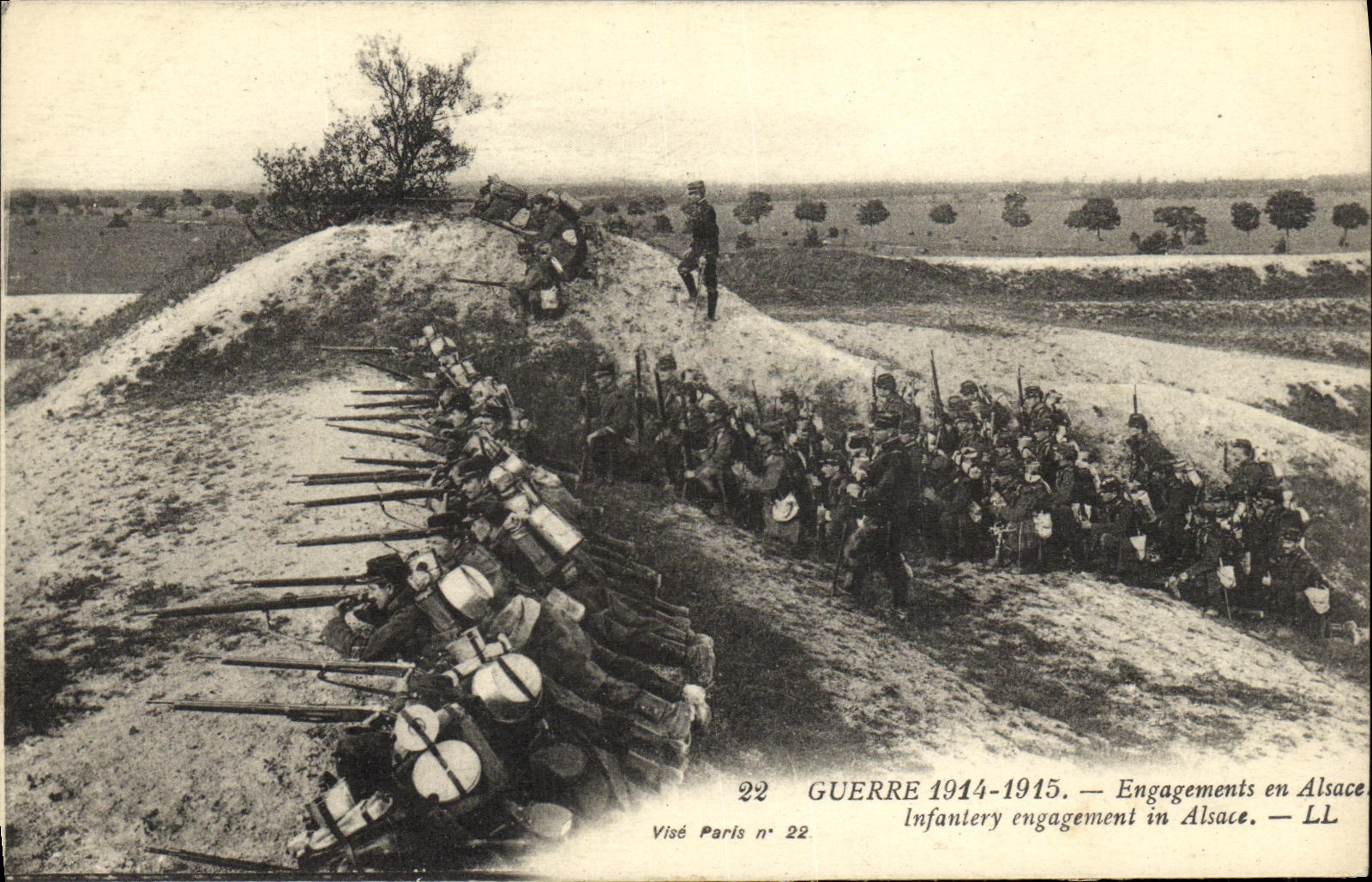 CPA Guerre 1914 1915 Engagements en Alsace Militaria