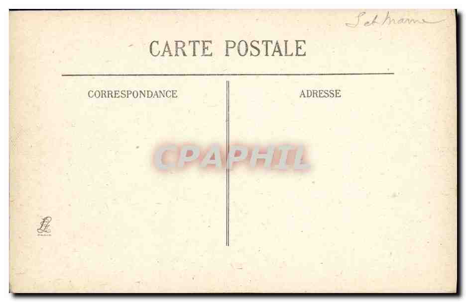 CPA Barcy Apres Le Passage Des Allemands L Eglise Miltiaria — Rückseite