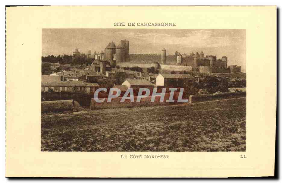 CPA Cite De Carcassonne Le cote Nord Est
