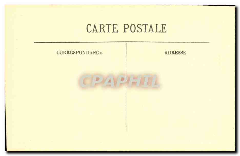 CPA Cite De Carcassonne Le cote Nord Est — Rückseite