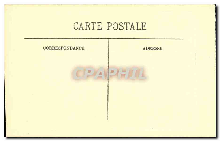 CPA Cite De Carcassonne Le cote Sud Est — Verso