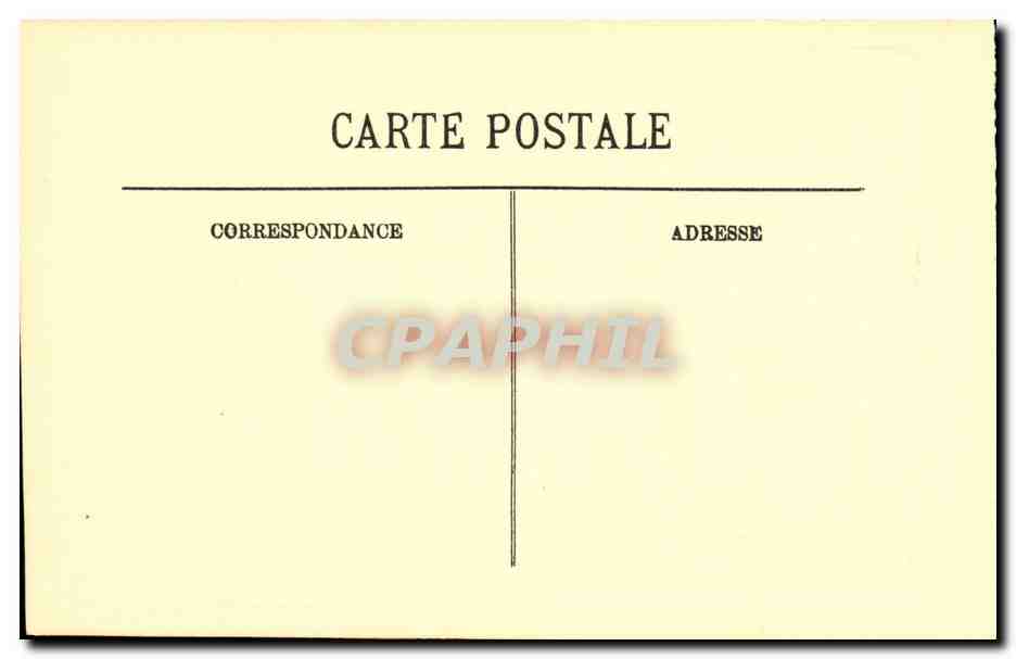 CPA Cite De Carcassonne L Avant Porte Du Chateau — Rückseite