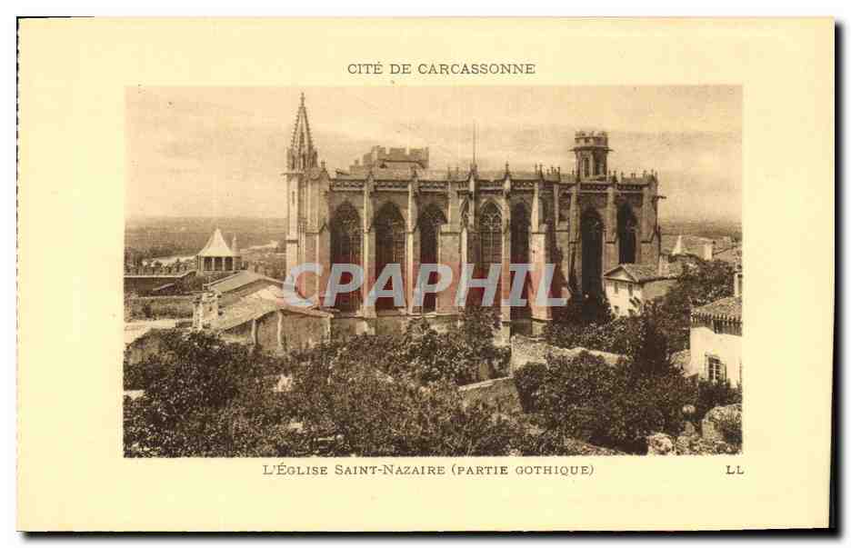 L'Église Saint-Nazaire (partie gothique) — Cité de Carcassonne — LL