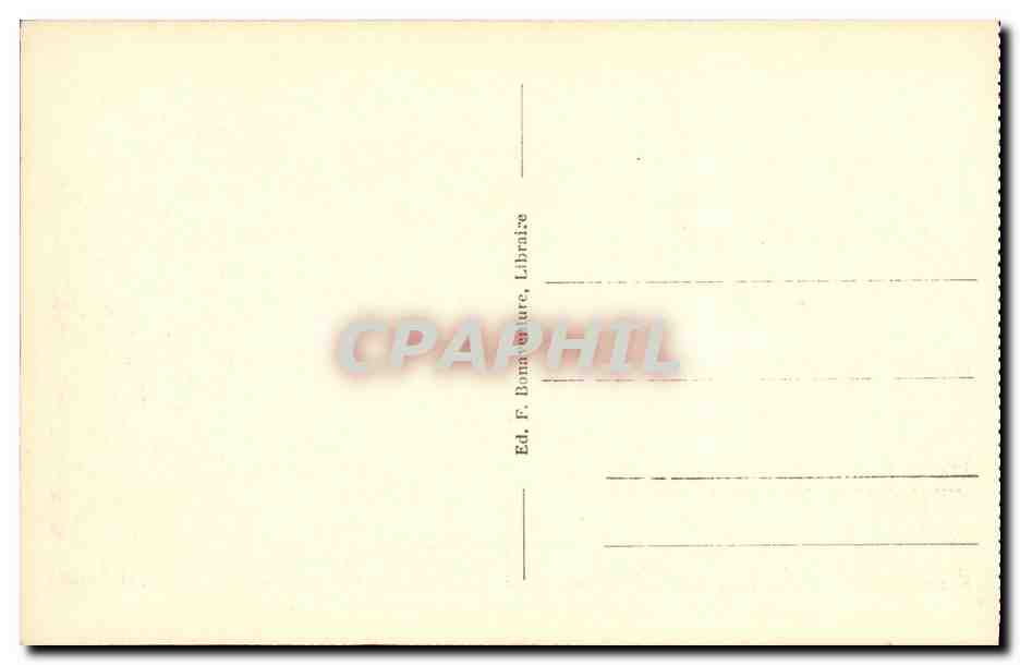Le Touquet-Paris-Plage — L'Église — Ed. F. Bonaure, Libraire — Rückseite