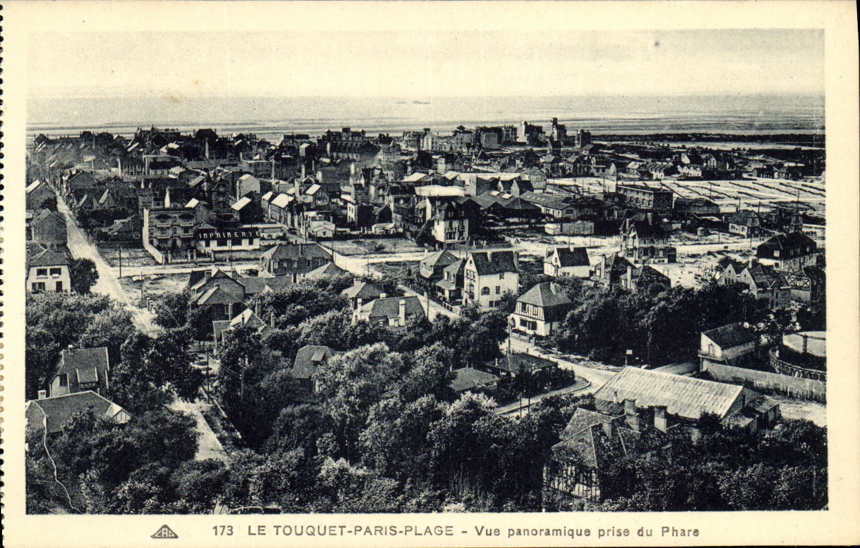 CPA Le Touquet Paris Plage Vue Panoramique Prise du Phare