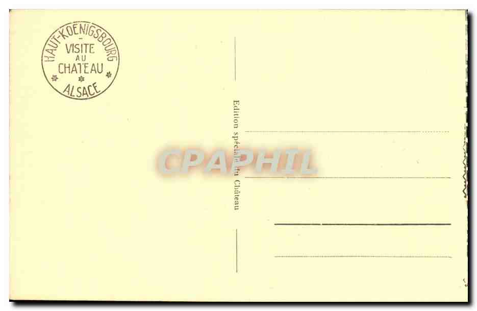 Haut-Koenigsbourg - La Salle des Fêtes — Édition spéciale du Château — Verso
