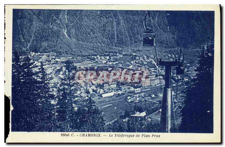 CPA Chamonix Le Teteferique de Plan Praz