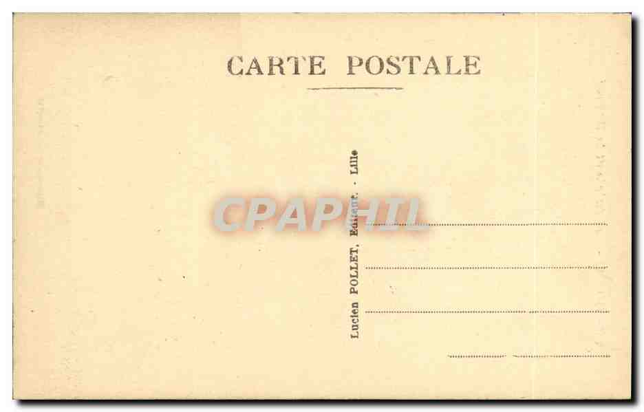 CPA Douai La Mairie et le Beffroi — Back